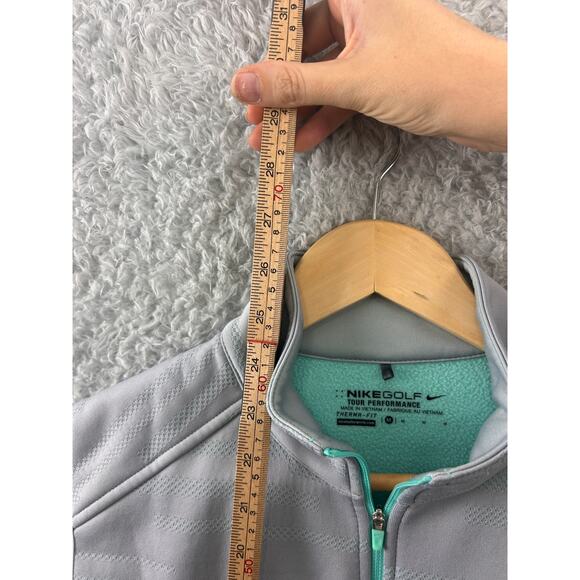 Nike Golf Therma-Fit Tour Performance Vest Gray & Aqua | Size M - Picture 4 of 12